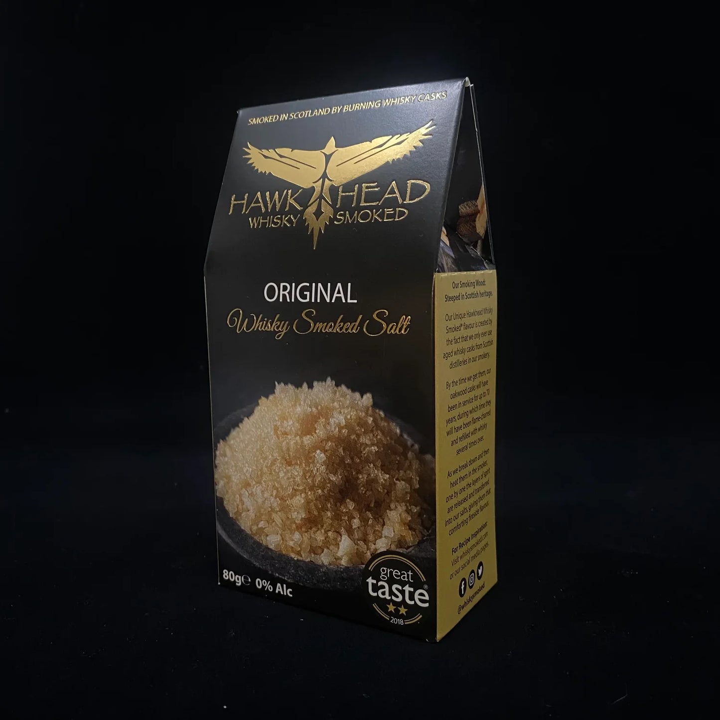 Whisky Smoked Salt 12x80g - Original