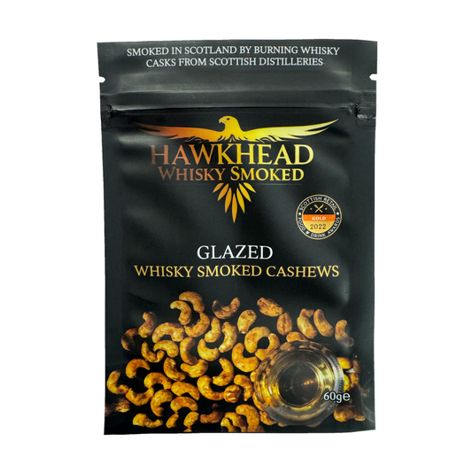 Whisky Smoked Cashews 10x60g -  Glazed